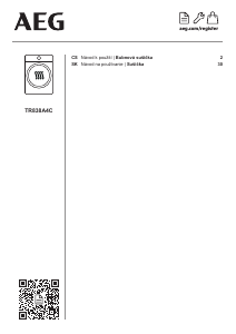 Manuál AEG TR838A4C Sušák