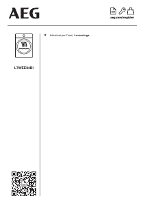 Manuale AEG L7WEE84BI Asciugatrice