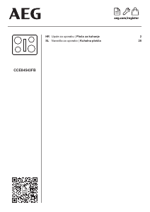 Priručnik AEG CCE84543FB Ploča za kuhanje