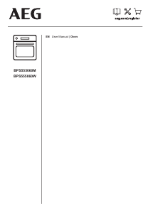 Manual AEG BPS555060W Oven