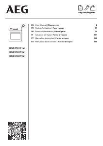 Manual AEG BSB578271M Forno