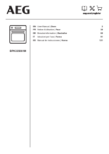 Handleiding AEG BPK335061M Oven