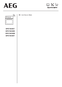 Manual AEG BPE748380T Oven