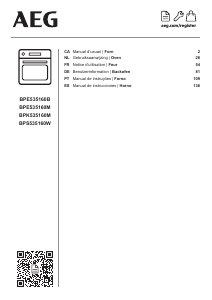 Handleiding AEG BPS535160W Oven