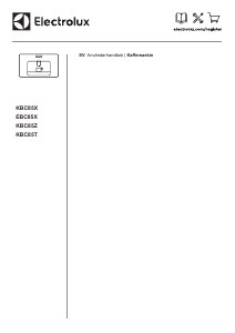 Bruksanvisning Electrolux KBC85X Kaffebryggare