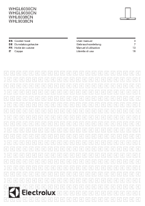 Manual Electrolux WHL6038CN Cooker Hood