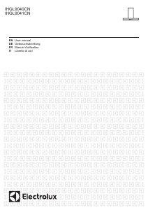 Manuale Electrolux IHGL9041CN Cappa da cucina