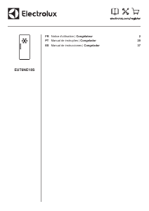 Manual de uso Electrolux EUT6NE18S Congelador