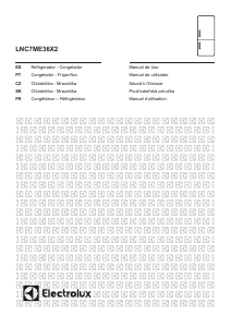 Manual de uso Electrolux LNC7ME36X2 Frigorífico combinado