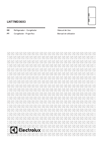 Manual de uso Electrolux LNT7MD36X3 Frigorífico combinado