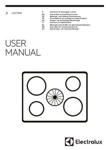 Manual Electrolux LIC744I Hob