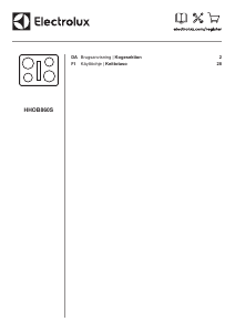 Brugsanvisning Electrolux HHOB860S Kogesektion