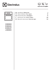 Manual Electrolux KOBBS29T Oven