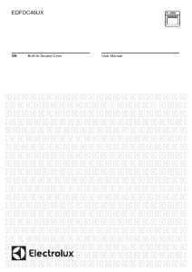 Manual Electrolux EDFDC46UX Oven