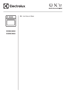 Manual Electrolux EOD6C46X2 Oven