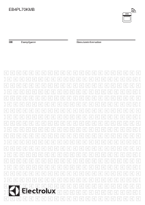 Bedienungsanleitung Electrolux EB4PL70KMB Backofen