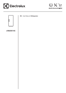 Handleiding Electrolux LRB2DE18C Koelkast