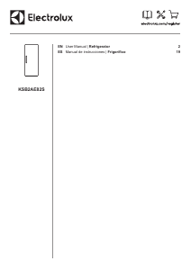 Handleiding Electrolux KSB2AE82S Koelkast