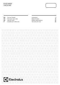 Handleiding Electrolux VAC140PLV Vacumeermachine