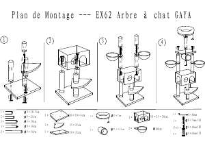 Hướng dẫn sử dụng Hamiform Goya Cây cho mèo