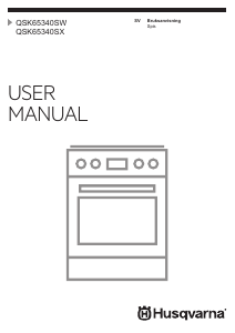 Bruksanvisning Husqvarna QSK65340SW Spis