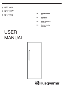 Bruksanvisning Husqvarna QR7100W Kylskåp