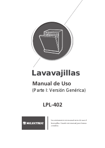 Manual Infiniton LPL-402 Dishwasher