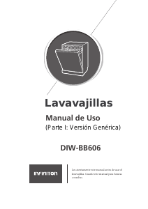 Manual Infiniton DIW-BB606 Dishwasher