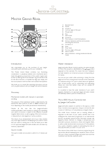 Handleiding Jaeger LeCoultre Master Grand Reveil Q163842A Horloge