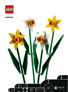 Manual Lego set 40646 Creator Daffodils