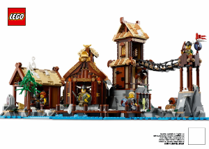 Használati útmutató Lego set 21343 Ideas Viking falu