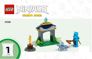 Mode d’emploi Lego set 71798 Ninjago Le combat du bébé dragon de Nya et Arin