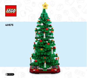 Manual Lego set 40573 Seasonal Christmas tree