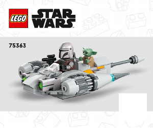 Bedienungsanleitung Lego set 75363 Star Wars N-1 Starfighter des Mandalorianers – Microfighter