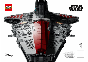 Manual Lego set 75367 Star Wars Venator-Class republic attack cruiser