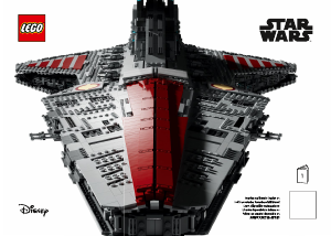 Manual Lego set 75367 Star Wars Crucișător de atac al Republicii din clasa Venator