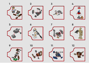 Instrukcja Lego set 75366 Star Wars Kalendarz adwentowy 2023 LEGO