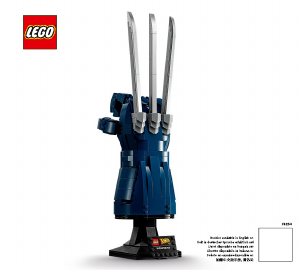 Manual Lego set 76250 Super Heroes Garras de Adamantium de Wolverine