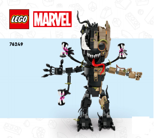 Manual Lego set 76249 Super Heroes Venomised Groot