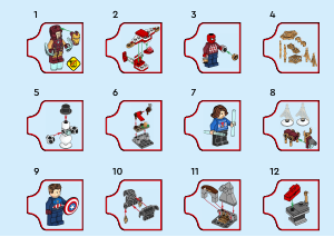 Handleiding Lego set 76267 Super Heroes Avengers adventkalender