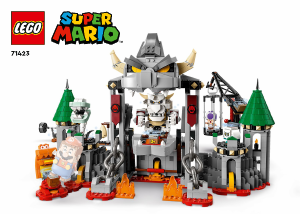 Manual Lego set 71423 Super Mario Dry Bowser castle battle expansion set