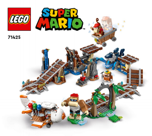 Manual Lego set 71425 Super Mario Diddy Kongs mine cart ride expansion set
