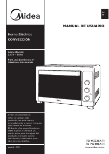 Manual de uso Midea TO-M332SAR1 Horno