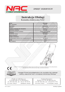 Instrukcja NAC ZF6123B Kosiarka