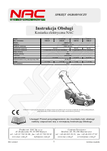 Instrukcja NAC YT5110 Kosiarka