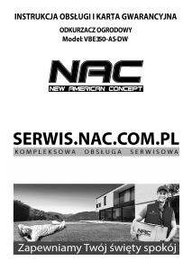 Instrukcja NAC VBE350-AS-DW Dmuchawa do liści