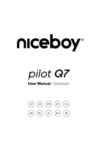 Manuál Niceboy PILOT Q7 Akční kamera