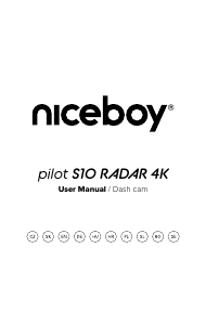 Bruksanvisning Niceboy PILOT S10 Radar 4K Actionkamera
