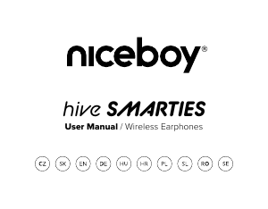 Manual Niceboy HIVE Smarties Căşti