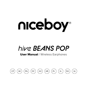Návod Niceboy HIVE Beans POP Slúchadlá